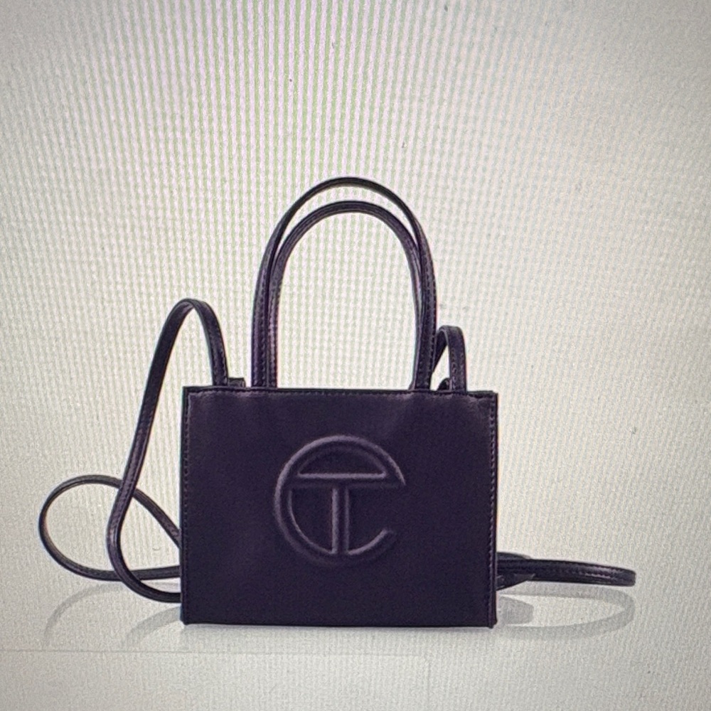 Telfar Eggplant Small Shopping Bag